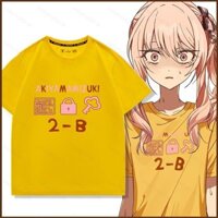 Bh2 Project Sekai Giai đoạn đầy màu sắc feat Hatsune Miku AKIYAMA MIZUKI Áo thun ngắn tay hàng đầu HB2