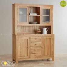 Tủ bếp lớn Capri gỗ sồi 1m4