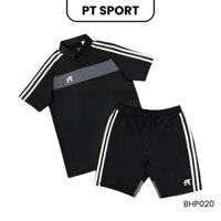 [BHP020]Bộ quần áo polo thể thao nam vải gai lạnh QC mềm, co giãn 4 chiều, thoáng mát, bộ polo nam