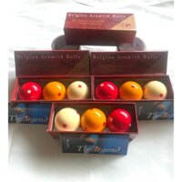 Bi Bỉ 3C màu đỏ Aramith Prestige (61.5mm) - Bi 3C (3 Băng). Hàng nhập Đào Loan