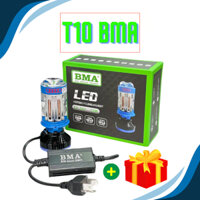 Bi cầu mini T10 trợ pha laser mắt ếch chân H4 chính hãng BMA