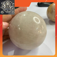 bi cầu thạch anh hồng 700- 850g tự nhiên ( đá Việt thật ) có nhiều kích thước lưu ý đọc kỹ mô tả