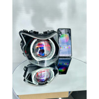 Bi Cầu Xe Vision 2021-2025 Độ Sẵn Bi KZ S600Pro V2 Công  75w Lazer , Vòng 3D + Mắt Quỷ Đổi Màu , ( Bảo Hành 24 Tháng )