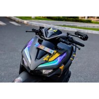Bi Decal Tem Rời Dán Xe Vario 150 2018 Mẫu Malay Vàng Đen Xám