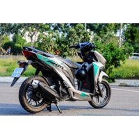 Bi Decal Tem Rời Dán Xe Vario 2018 150 Mẫu Malay Xanh Bạc Đen