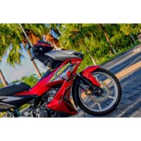 Bi Decal Tem Rời Dán Xe Winner X Mẫu King Drag Đỏ Bạc Đen Thời Thượng