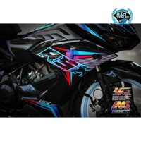 Bi Decal TEM RỜI mẫu mới RSX 2022 titan cho Winner X - - dễ dán