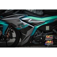 Bi Decal TEM RỜI mẫu Y16ZR xanh ngọc cho Exciter 155 xám xanh  2023