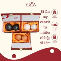 Bi lăn tay canxit tự nhiên có hộp đi kèm | Bi lăn tay