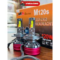 Bi Led Mini Ma Racing M120s Công Suất 150W Nhiệt Màu 5500K Chân H4 Lắp Như Zin Bảo Hành Chính Hãng 12 Tháng