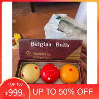 Bi lip, Bi 3C, Bi bida, Bóng Bi A Belgian Balls ( bộ 3 quả ) YANMEIYA hàng chính hãng, chất lượng cao
