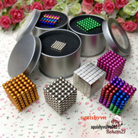 Bi nam châm hút từ Tròn - Bucky Ball 5mm 8 Màu Bộ nam châm từ hút từ Bucky Balls 216 viên nhiều màu