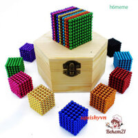 bi nam châm xếp hinh thông minh cho bé 8 màu 216 viên