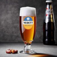 Bỉ Nhập Khẩu Gấu Trắng Bia Cốc Vedett Lúa Mì Thủy Tinh Thủ Công Bia Cốc Đặc Biệt In logobndc