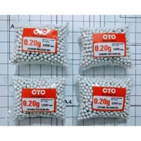 Bi nhựa 6mm 1000 viên loại 0.25g