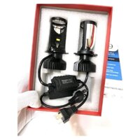 Bi pha LED ,bị cầu mini T9 chân H4 Bản cao cấp 2024 , siêu sáng 64w.