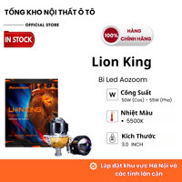 Bi Pha Led Chân Xoáy Lion King Chính Hãng Aozoom Công Suất 50W - 55W Nhiệt Màu 5500K Đèn Pha Led Ô Tô