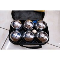 bi sắt tập luyện petanque bộ 6 quả( video và hình thật)