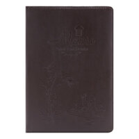 Bìa 10 Lá Menu A4 Da Cao Cấp 210 - Màu Nâu