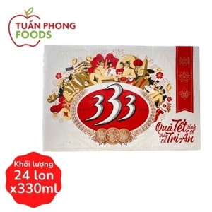 Bia 333 thùng 24 lon x 330ml