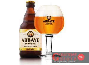 Bia Abbaye d’Aulne Blonde 6% - Chai 330ml