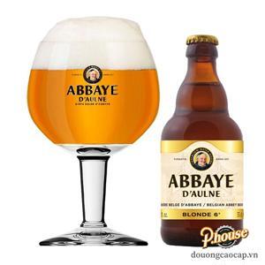 Bia Abbaye d’Aulne Blonde 6% Thùng 24 chai 330ml