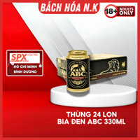 Bia ABC Đen Campuchia - BIA ĐEN 8% - Bia Đen - Thùng 24Lon x 330ML