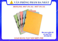 Bìa acco giấy PLUS có nẹp A4 S78 0021N