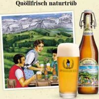 Bia Appenzeller Quöllfrisch Naturtrüb Thụy Sĩ 4.8% vol chai 500ml