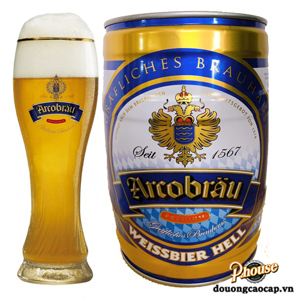 Bia Arcobrau Weissbier Hell 5.3% - Bom 5 lít