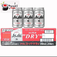 Bia Asahi 350ml sản xuất Nhật Bản