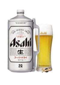 Bia Asahi Nhật Bản 5% – Bình 2l