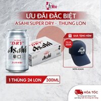 Bia Asahi Super "DRY" Chính Hãng Thùng 24 Lon (330ml/Lon)