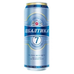 Bia Baltika 7 - 5.4%, 24 lon/500ml/thùng