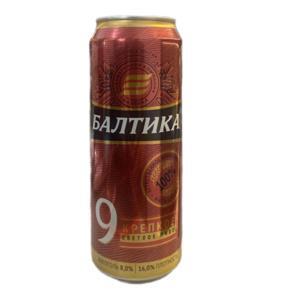 Bia Baltika 9 - 8%, lon 500ml