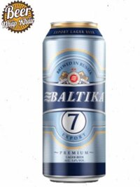 Bia Baltika số 7 – 5,4% Nga – thùng 24 lon 450ml