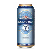 Bia Baltika số 7 – 5,4% Nga – thùng 12 lon 900ml