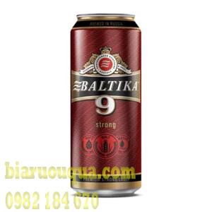 Bia Baltika số 9 8% Nga 24 lon 450ml
