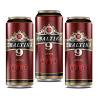 Bia Baltika số 9 – 8% Nga – 24 lon 450ml