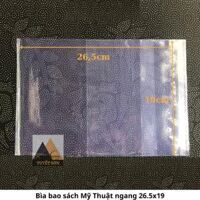Bìa bao sách Mỹ Thuật ngang 26.5x19cm