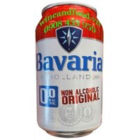 Bia Bavaria Holland Original không cồn 330ml thùng 24 lon
