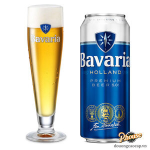 Bia Bavaria Premium Pilsner 5% Thùng 24 lon 500ml