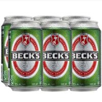 Bia Beck’s 5% Đức – lon 330 ml thùng 24 lon liên doanh công nghệ Việt Đức nhập khẩu nguyên thùng