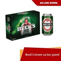 Bia Beck's (Đức) 330ml thùng 24 lon