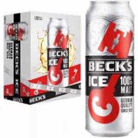 Bia Beck's Ice liên doanh Việt - Đức 4.7% lon 500ml thùng 12 lon