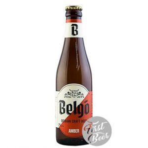 Bia Belgo Amber 5.1% Thùng 24 Chai x 330ml