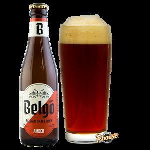 Bia Belgo Amber 5.1% Thùng 24 Chai x 330ml