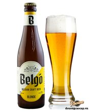 Bia Belgo Blonde 5.9% Thùng 24 Chai x 330ml