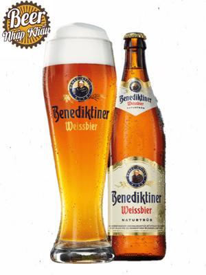 Bia Benediktiner Weissbier 5,4% Đức - thùng 12 chai 500ml