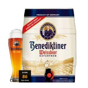 Bia Benediktiner Weissbier 5,4% Đức - thùng 12 chai 500ml